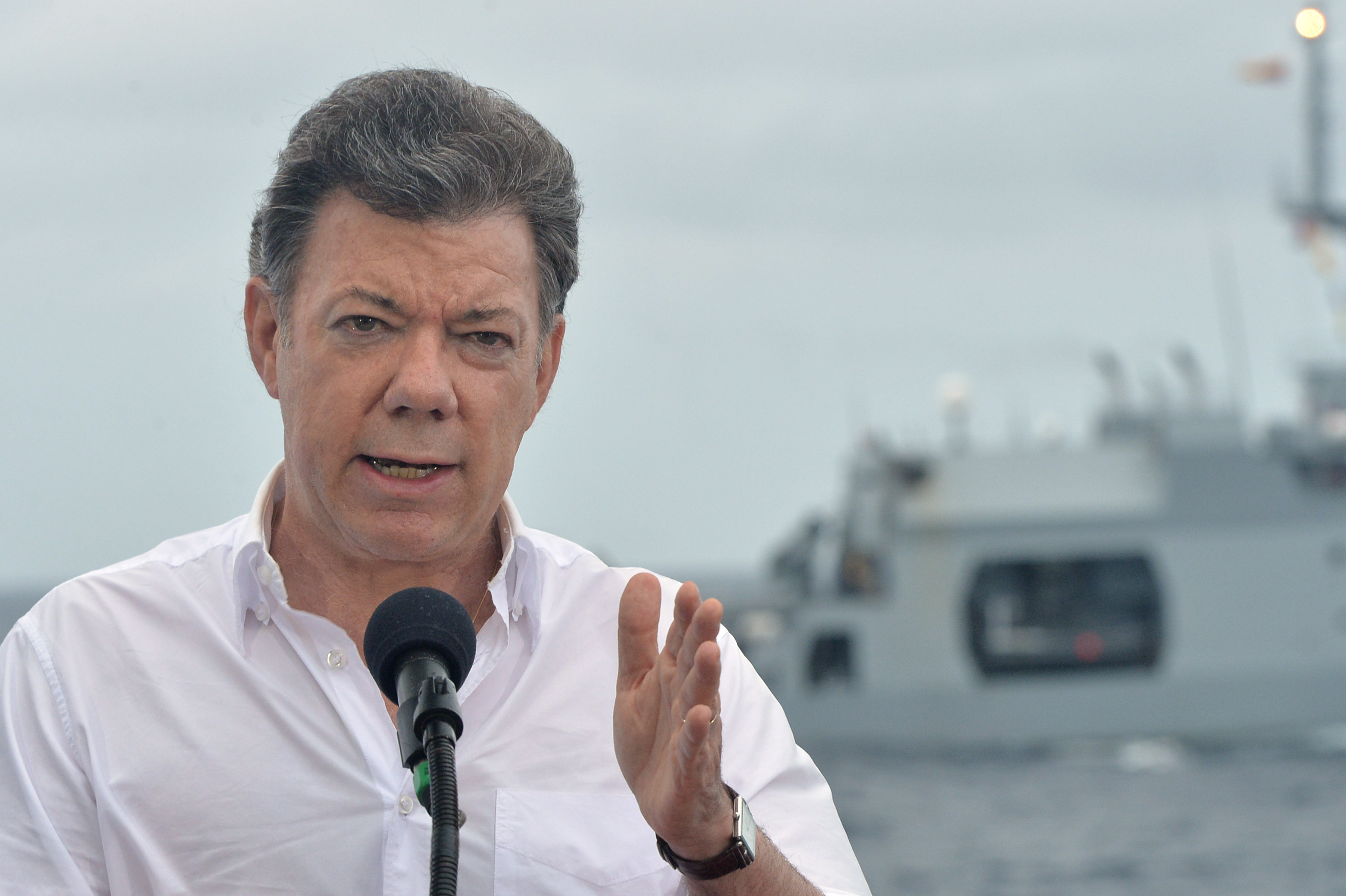 Anuncia plan de seguridad para San Andrés el presidente Santos